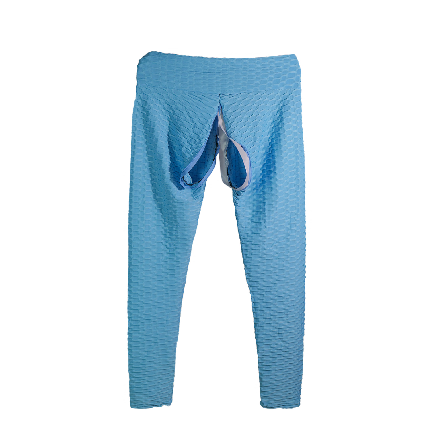 Outdoor Sport Leggings - Woman Sexy Open Crotch Leggings Sport