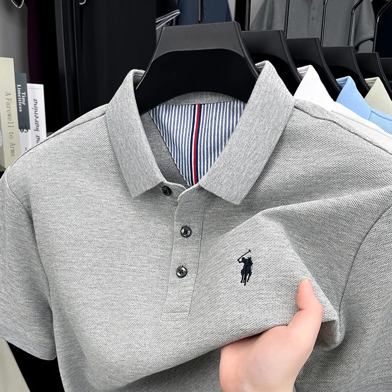 Men's 100% Cotton Short Sleeve - đánh giá và giá Polo Shirt Equestrian