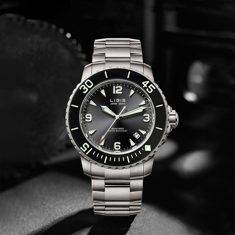 Men's Classic Black Disc Quart - đánh giá và giá Outdoor Sport Smart Watch