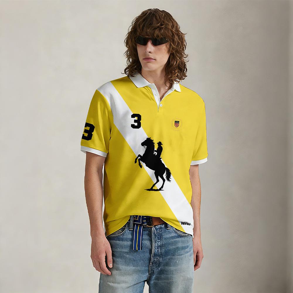 New Black And White Stripe Pol - đánh giá và giá Polo Shirt Equestrian