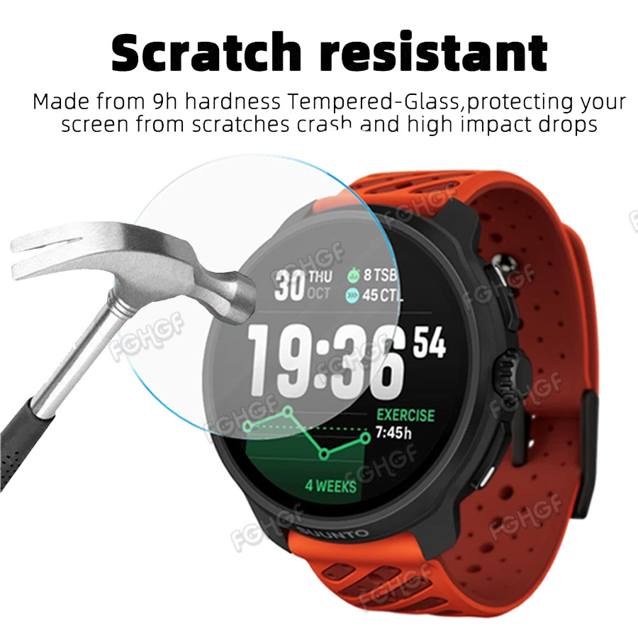 Tempered Glass Protective Film - đánh giá và giá Outdoor Sport Smart Watch
